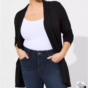 Torrid Super Soft Cardigan Straight Front item # 16830247